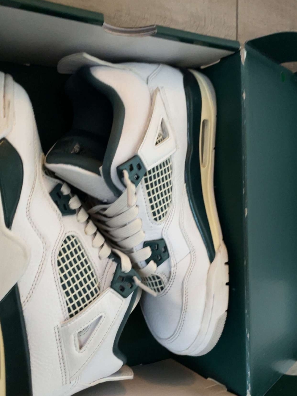 Jordan 4 Oxidized Green 4.5 Youth Or Womens 6